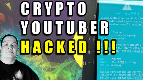 Crypto Youtuber Claims SHOWS HACKED PHONE !!!