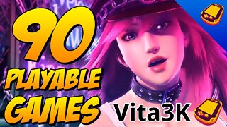 VITA3K Huge Improvements | TOP 90 PLAYABLE GAMES | Playstation Vita Emulator