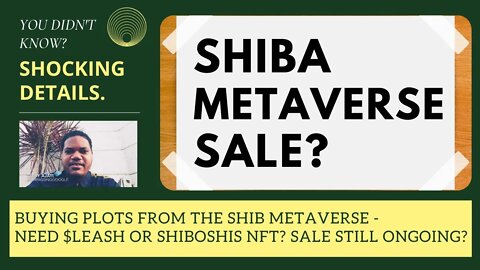 Buying Plots From The SHIB Metaverse - Do You Need $LEASH Or Shiboshis NFT? Sale Still Ongoing?