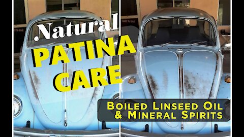Protect Patina Paint | Boiled Linseed Oil | VW Bruce