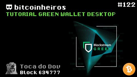 Tutorial da carteira Green Bitcoin Wallet para Desktop
