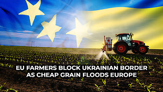 EU Farmers Block Ukrainian Border As Cheap Grain Floods Europe