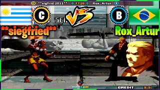 SNK vs. Capcom: SVC Chaos (**sigfrid 2011** Vs. Rox_Artur) [Uruguay Vs. Brazil]