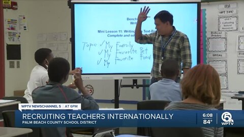 To combat teacher shortage, Palm Beach County schools hire educators from around the world