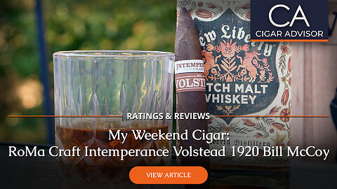 RoMa Craft Intemperance Volstead 1920 Review