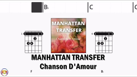 MANHATTAN TRANSFER Chanson D'Amour -FCN GUITAR CHORDS & LYRICS
