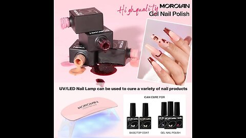 Morovan Acrylic Nail Kit with Drill - Professional Nail Kit Acrylic Set with Everything.