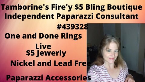Tamborine's FIrey $5 Bling Boutique Ring Live