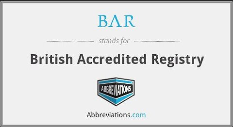 2. The B.A.R. British Accreditation Registry ended on 31.08.2019 & since 1953,and all Crown Courts and Judges (all courts) ended on the 31.08.2019 as all civil and crown institutions