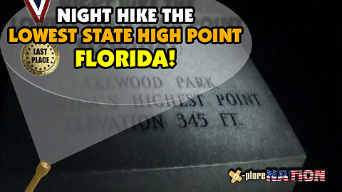 US State Highpointing: Britton Hill, highest point in Florida.