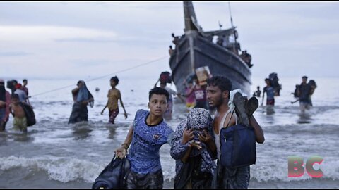 More than 240 Rohingya refugees afloat off Indonesia, refused by residents