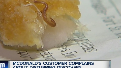 McDonald's customer complains about disturbing discovery