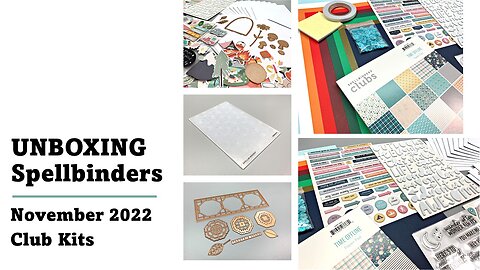 UNBOXING | Spellbinders November 2022 Club Kits