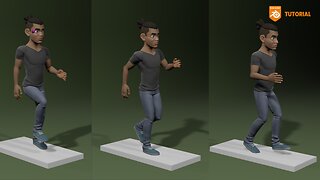 How to animate a basic 3D character walk cycle for games in Blender 3.4