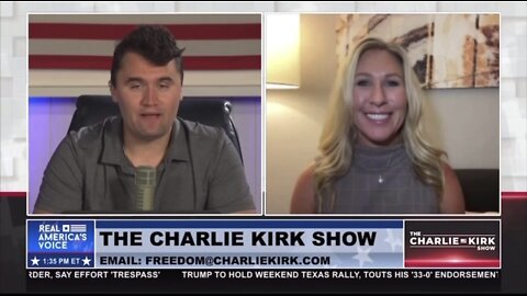 Marjorie Taylor Greene Joins The Charlie Kirk Show to Discuss the 2022 Midterm Elections