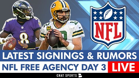 NFL Free Agency 2023 LIVE - Day 3