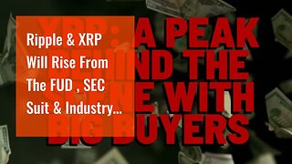 Ripple & XRP Will Rise From The FUD , SEC Suit & Industry Coordinated LIES