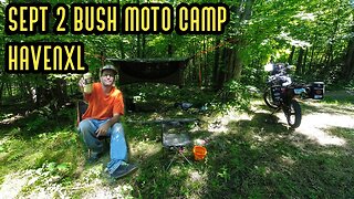 Sept 2 Wild Moto Camp with the Haven XL Hammock