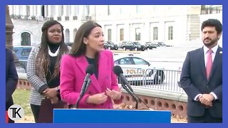 AOC Claims Twice that She Is in New York While Standing in Front of the U.S. Capitol Building