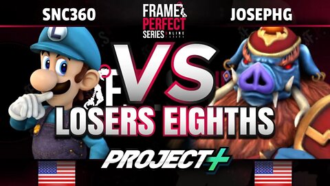 FPS6 Online - Moist Memes | SNC360 (Luigi) vs. JosephG (Ganondorf) - Project+ Losers Top 8