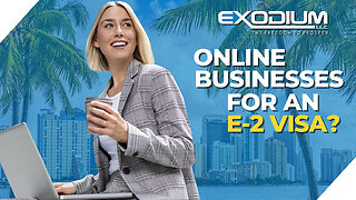 Can I get an E-2 Visa with just online business?