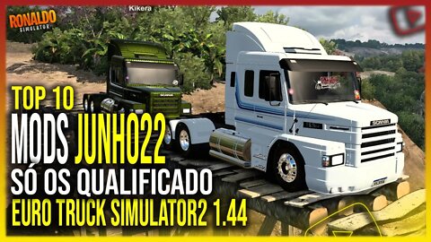 ▶️TOP 10 MODS ETS2 1.44 JUNHO 2022