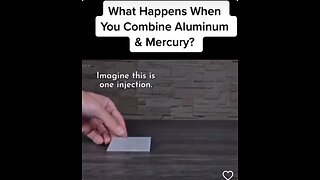 Mercury and Aluminum may be reacting within your injected body