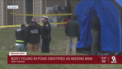 Body found in West Chester pond identified as missing man