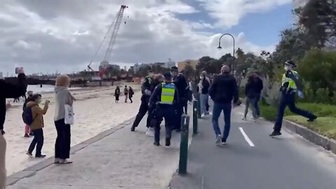 More mask NAZIs in Australia. All for your health, right?