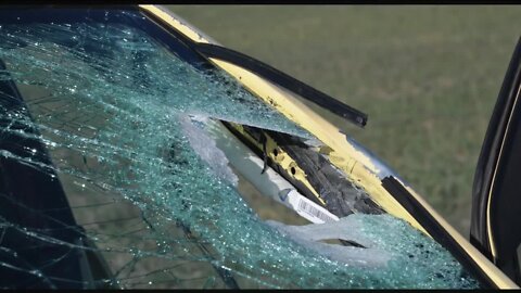 Large rock thrown at car kills young woman