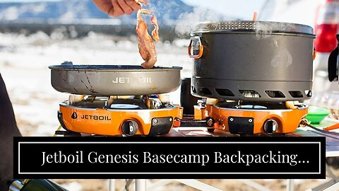 Jetboil Genesis Basecamp Backpacking and Camping Stove Cooking System Storage Bag