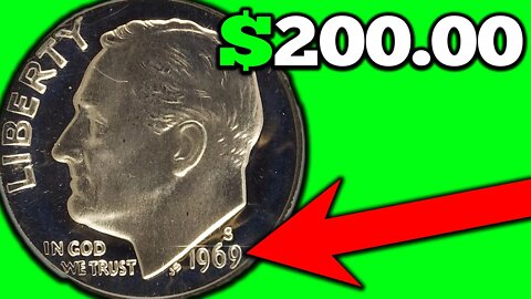 1969 Dime Coins Worth Money - Mint Error Dimes