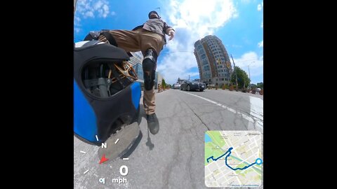 2022/05/30 electric unicycle Ottawa b-roll