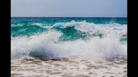 Ocean Waves Crashing Scenes | White Noise for Sleep, Relaxation, Meditation, and Concertation.