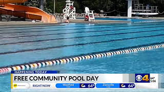 June 6, 2024 - It's Free Community Pool Day in Indianapolis