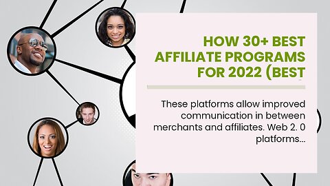 How 30+ Best Affiliate Programs for 2022 (Best Commissions $$$) can Save You Time, Stress, and...