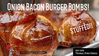 Onion Bacon Burger Bombs