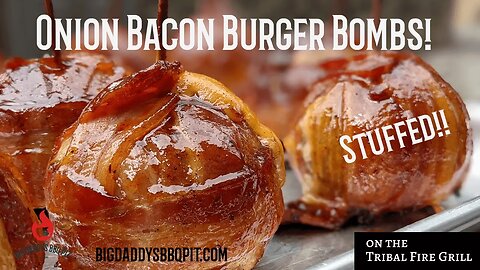 Onion Bacon Burger Bombs