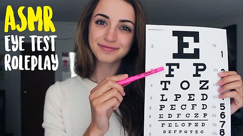 ASMR - Eye Exam (Nurse Roleplay!)