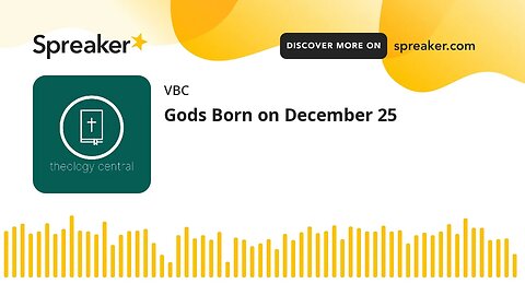 Gods Born on December 25