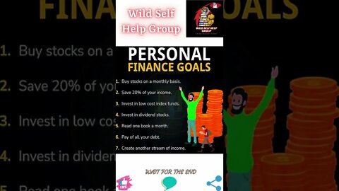 🔥Personal finance goals🔥#shorts🔥#wildselfhelpgroup🔥1 September 2022🔥