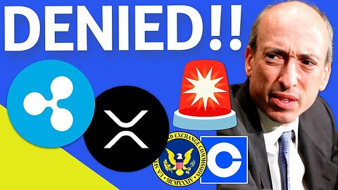 🚨BIG RIPPLE XRP NEWS! JUDGE DENIES SEC GARY GENSLER APPEAL! RIPPLE SINGAPORE LICENSE, SEC COINBASE