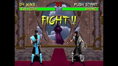 Mortal Kombat II Plus Beta 2 - Sub-Zero - Ultimate Difficult/Improved AI - No Continues