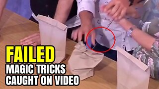 Top 10 Magic Tricks That Failed Miserably Caught On Camera