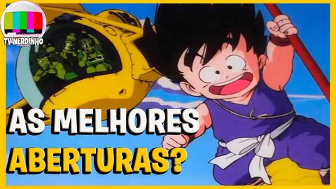 TODAS ABERTURAS E ENCERRAMENTOS DE DRAGON BALL QUE MARCARAM A SUA INFÂNCIA. (4k)