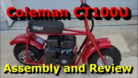 Coleman CT100U Mini-Bike - Assembly and Review - Lots of Cheap Fun