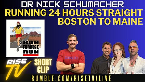 RUNNING 24 HOURS STRAIGHT, BOSTON TO MAINE, RUNNING WITH A PIZZA W/ DR NICK SCHUMACHER