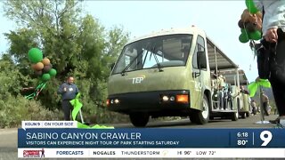 Sabino Canyon Crawler to offer night tour