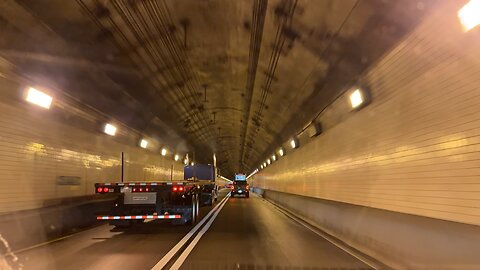 Timelapse through the Fort Pitt Tunnel in Pittsburgh