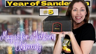 The Year of Sanderson Continues ✨Mistborn Unboxing